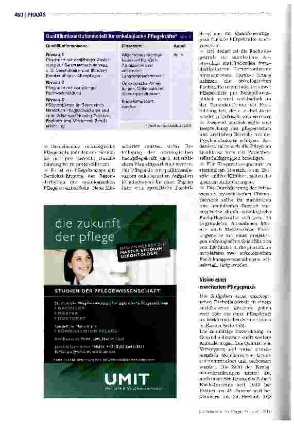 Vorschauseite 3: Chance für die Fachpflege
