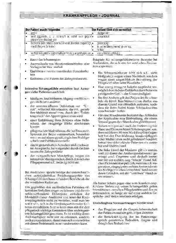 Vorschauseite 4: Umgang mit dem Schamgefühl der Patienten