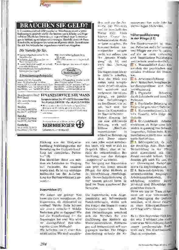 Vorschauseite 3: Multimorbidität in der Krankenhausdialyse - veränderte Patientenklientel Lösungsansätze für Patienten und Behandlungsteam