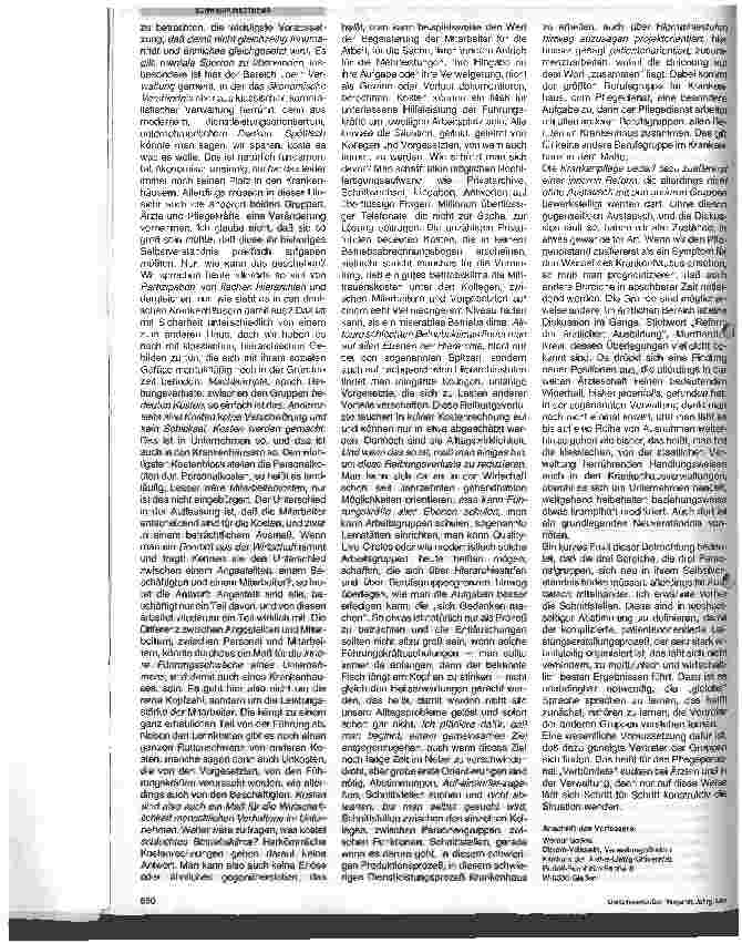 Vorschauseite 4: Das Krankenhaus in den 90er Jahren: Der lange Abschied vom alten Verständnis