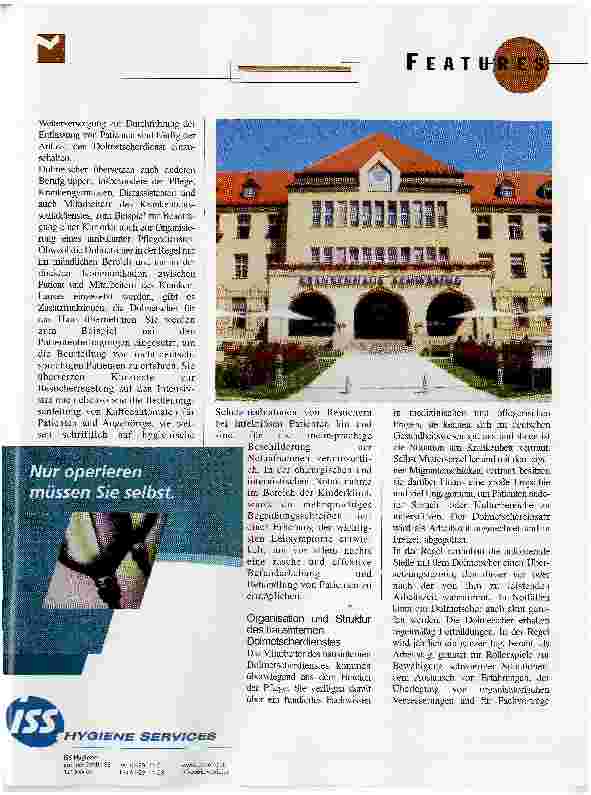 Vorschauseite 2: Hausinterne Dolmetscherdienste im Krankenhaus - eine zeitgemässe und effektive Maßnahme