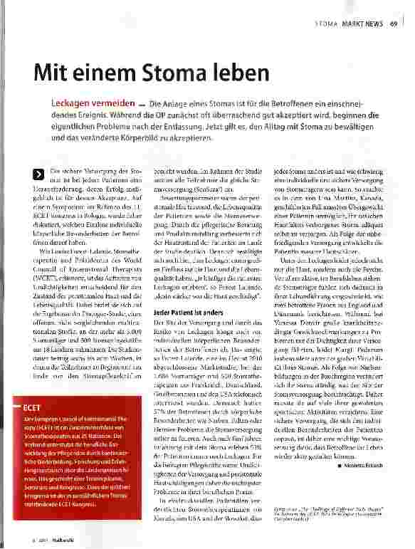 Vorschauseite 1: Mit einem Stoma leben