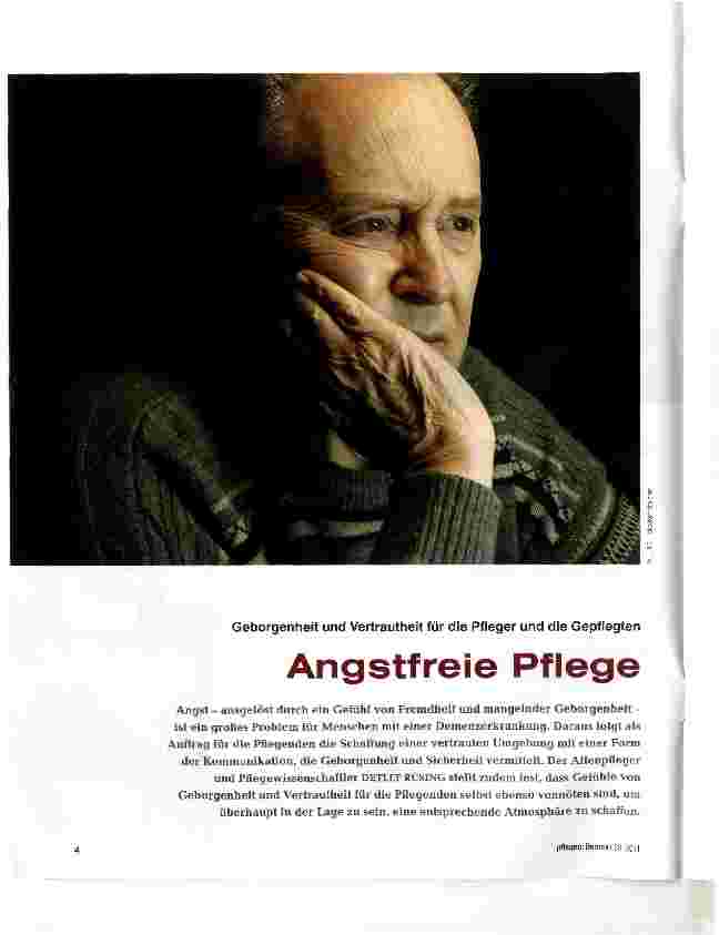 Vorschauseite 1: Angstfreie Pflege
