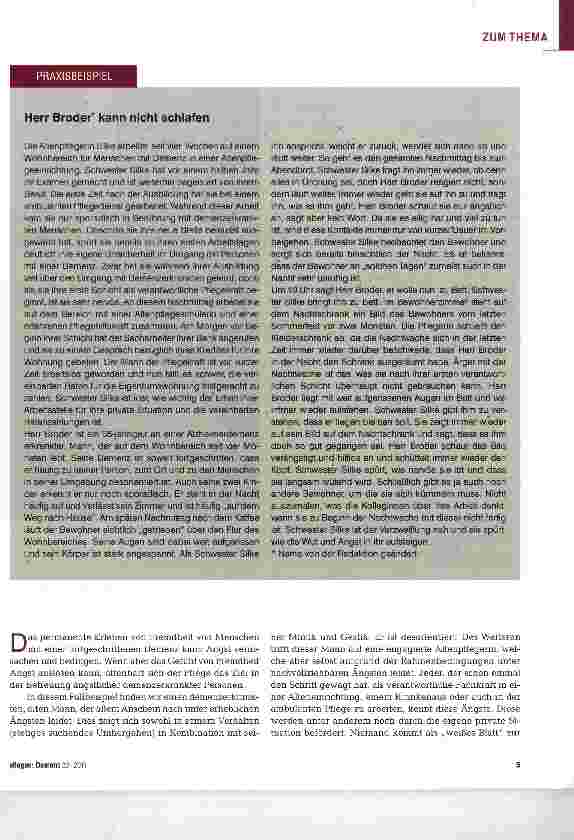 Vorschauseite 2: Angstfreie Pflege