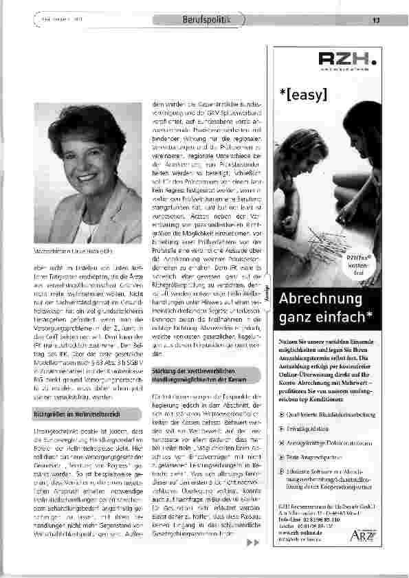 Vorschauseite 2: Neue Versorgung 2012