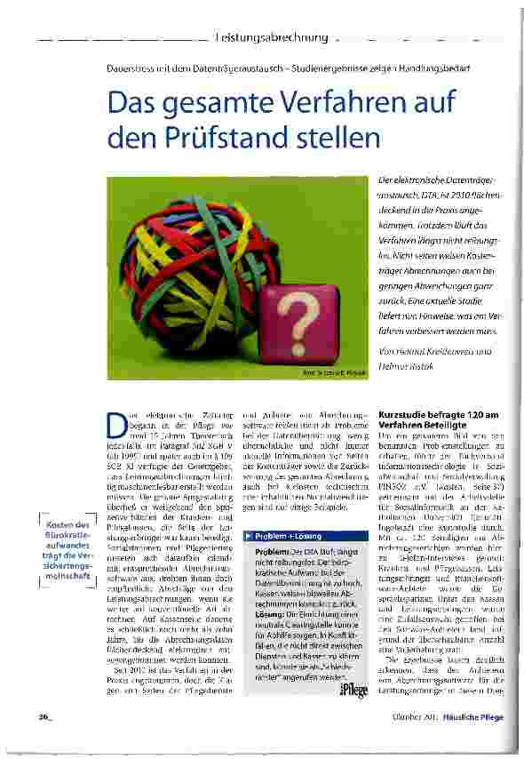 Vorschauseite 1: Das gesamte Verfahren auf den Prüfstand stellen