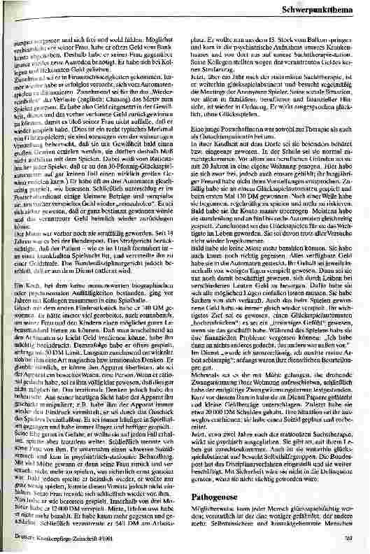 Vorschauseite 2: Glücksspielsucht