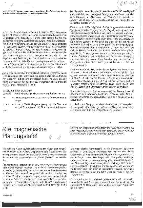 Vorschauseite 1: Die magnetische Planungstafel