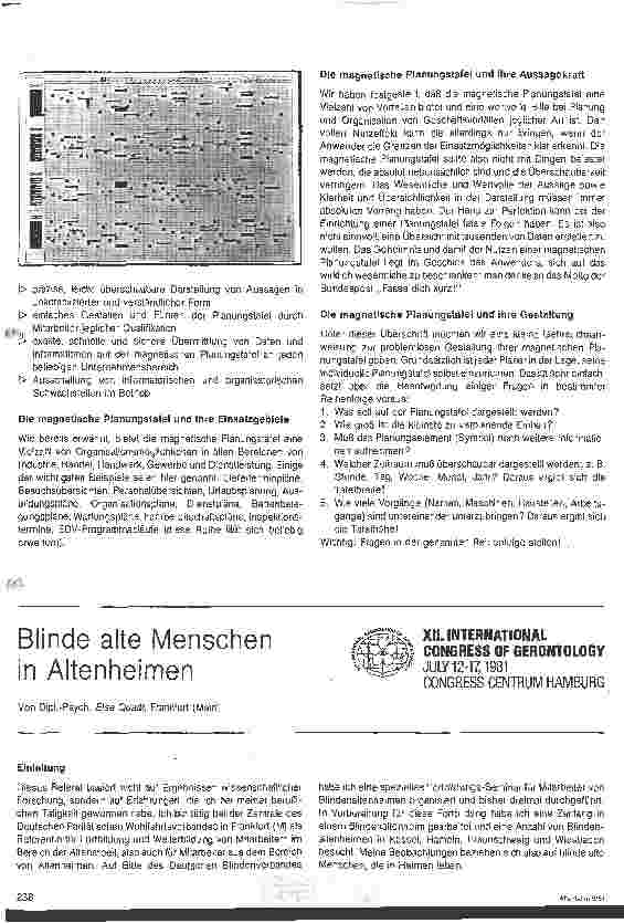 Vorschauseite 2: Die magnetische Planungstafel