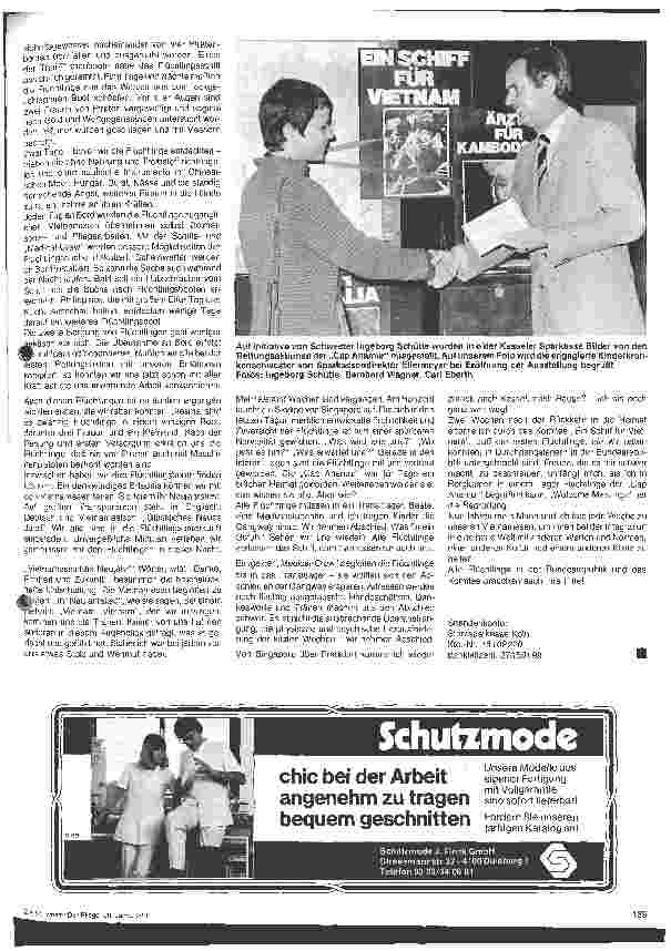 Vorschauseite 3: Die Cap Anamur auf der Suche nach vietnamesischen Flüchtlingen im Golf von Siam