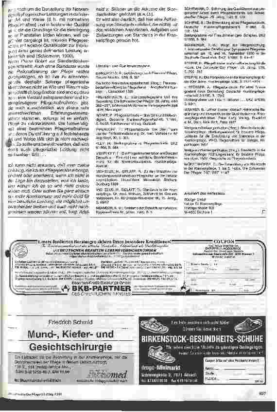 Vorschauseite 3: Notwendigkeit der Erstellung und Durchsetzung wissenschaftlich begründeter Standards in der Krankenpflege ..