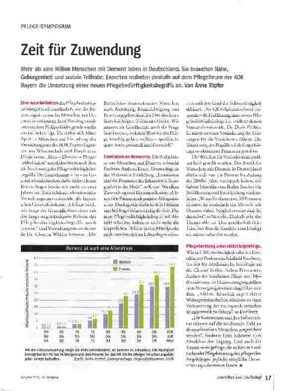 Vorschauseite 1: Zeit für Zuwendung