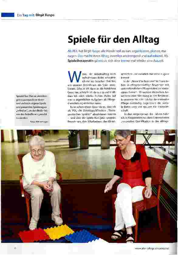 Vorschauseite 1: Spiele für den Alltag