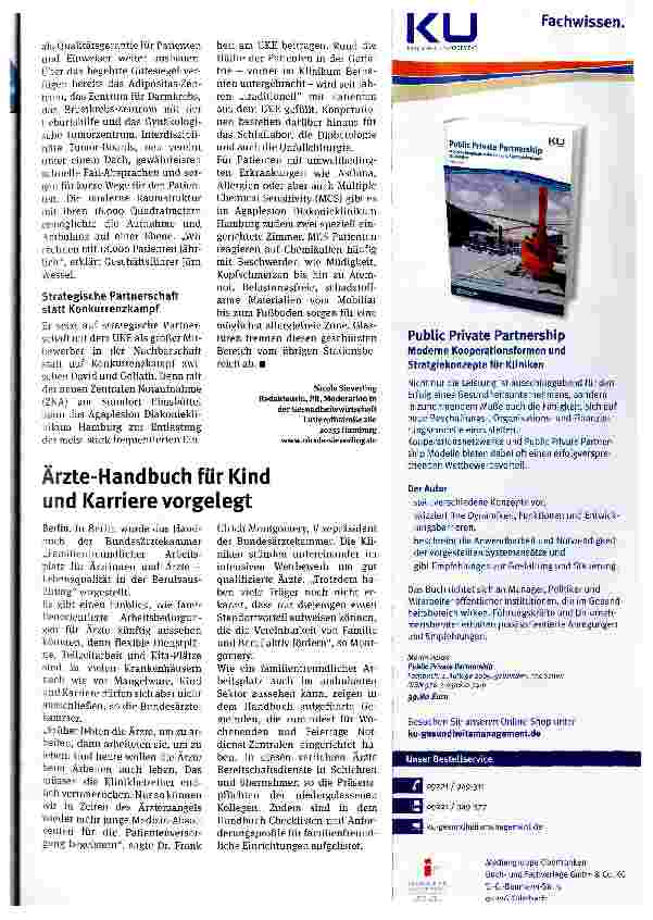 Vorschauseite 2: Drei Häuser werden einsDas Agaplesion Diakonieklinikum Hamburg bietet gebündelte Kompetenz unter einem Dach