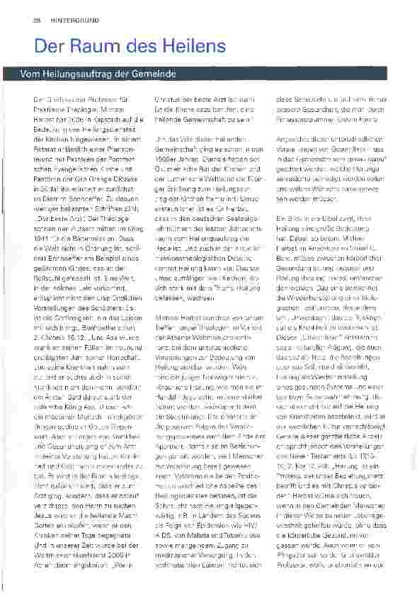 Vorschauseite 1: Der Raum des Heilens
