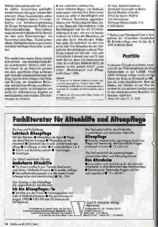 Vorschauseite 3: Position einer modernen Alternsforschung