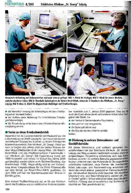 Vorschauseite 2: Städtisches Klinikum St. Georg Leipzig - auf dem Weg zu einem medizinisch-sozialen Zentrum