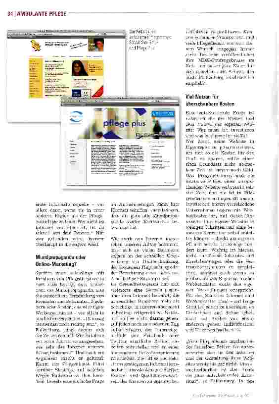 Vorschauseite 2: Ohne Website geht es nicht!