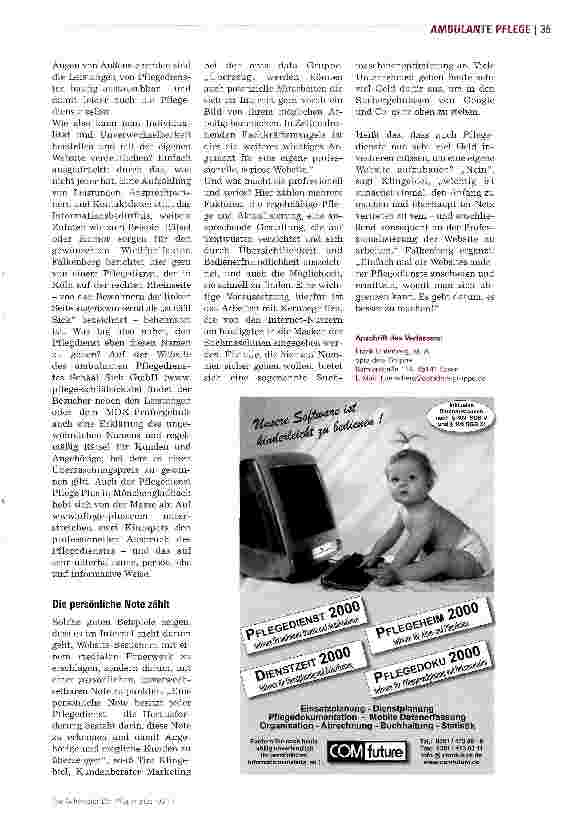 Vorschauseite 3: Ohne Website geht es nicht!