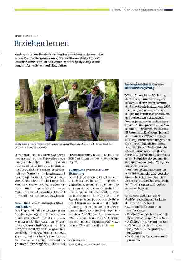 Vorschauseite 1: Erziehen lernen