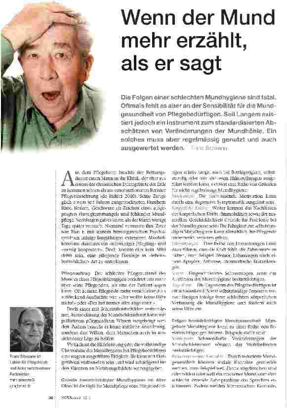Vorschauseite 1: Wenn der Mund mehr erzählt, als er sagt