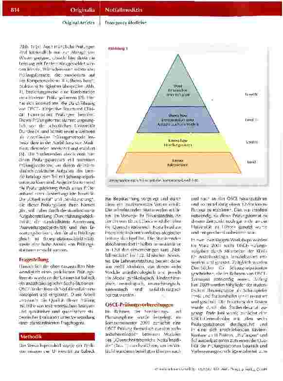 Vorschauseite 3: Im Notfall bereit? OSCE in der studentischen Notfallausbildung