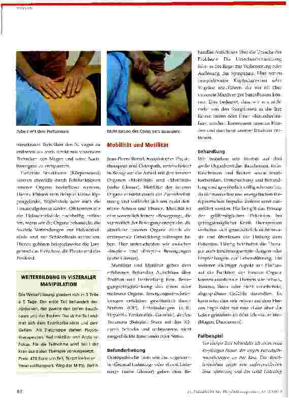 Vorschauseite 2: Viszerale Manipulation