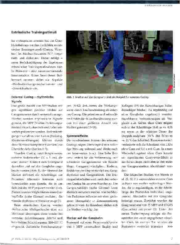 Vorschauseite 2: Effekte trainingstherapeutischer Maßnahmen bei Morbus Parkinson