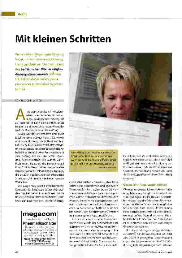 Vorschauseite 1: Mit kleinen Schritten