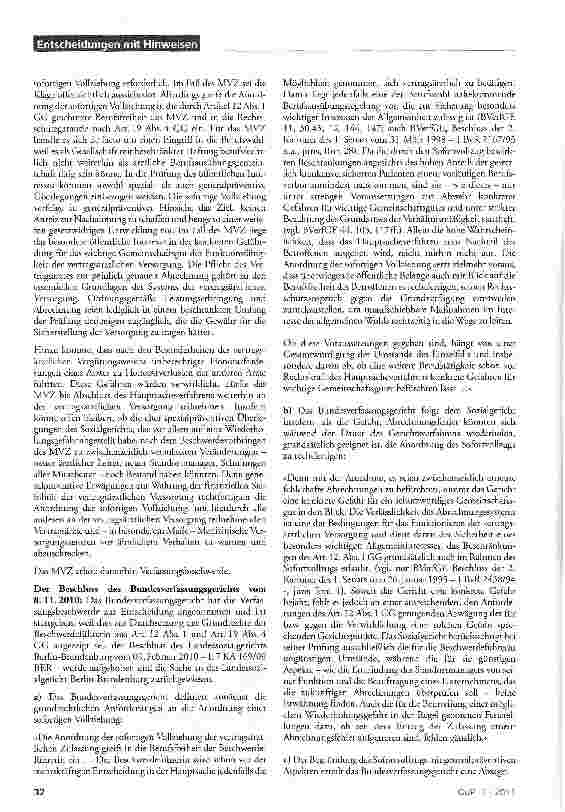 Vorschauseite 2: Verlässlichkeit des Abrechnungssystems ist besonders wichtiges Allgemeininteresse/Fehlverhalten ist kein »Kavaliersdelikt«