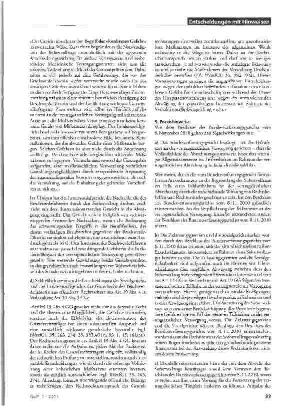 Vorschauseite 3: Verlässlichkeit des Abrechnungssystems ist besonders wichtiges Allgemeininteresse/Fehlverhalten ist kein »Kavaliersdelikt«