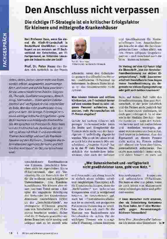 Vorschauseite 1: Den Anschluss nicht verpassen