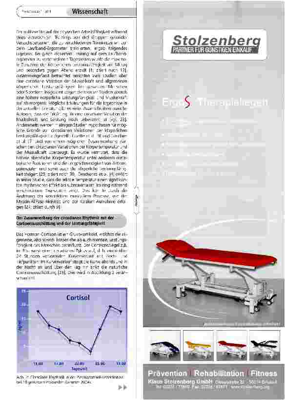 Vorschauseite 2: Chronobiologische Aspekte in der Physiound Bewegungstherapie