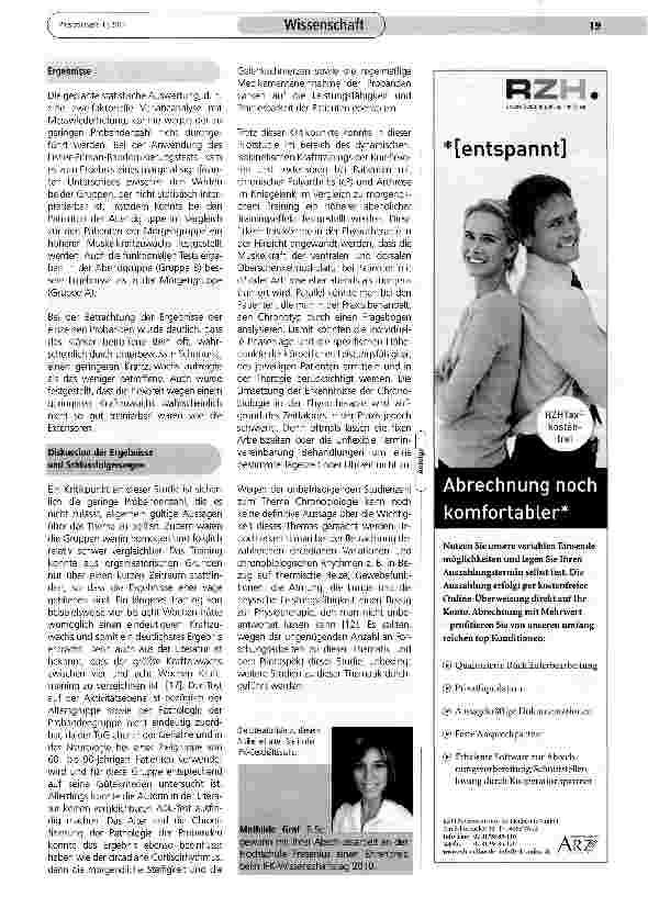 Vorschauseite 4: Chronobiologische Aspekte in der Physiound Bewegungstherapie