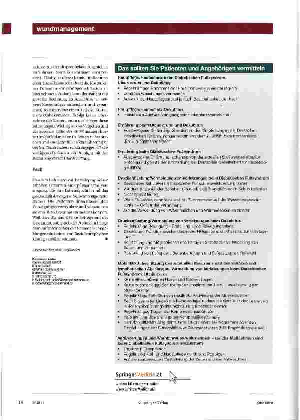 Vorschauseite 3: UIcus cruris: Rezidive verhindern
