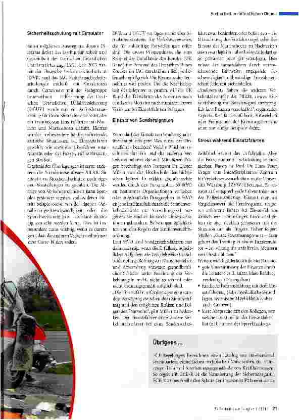 Vorschauseite 2: Mit Blaulicht im Einsatz