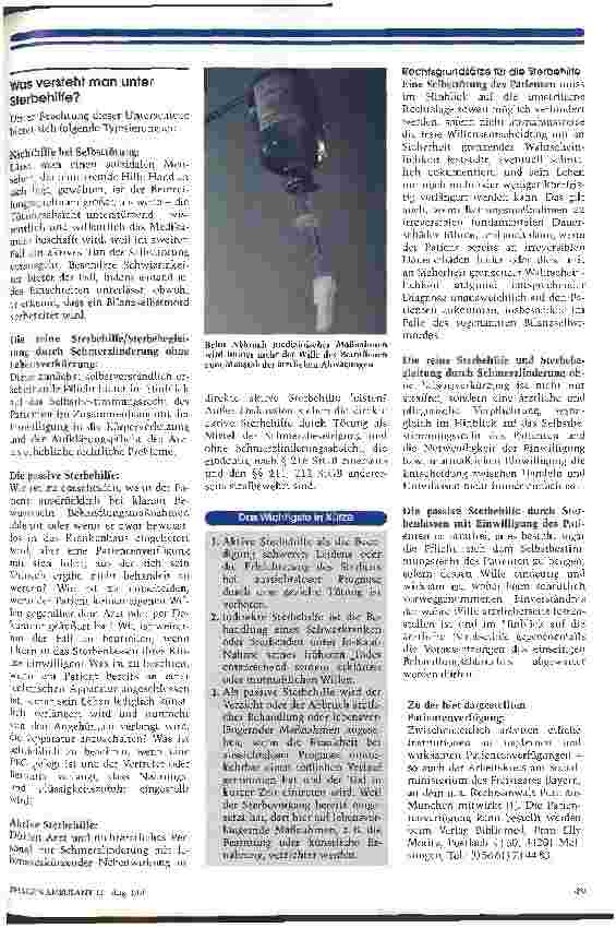 Vorschauseite 2: Der persönliche Wille erhält immer mehr Gewicht