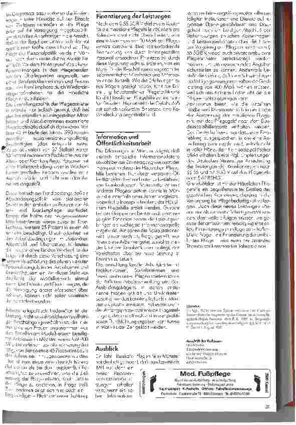 Vorschauseite 3: Häusliche Pflegehilfe für Schwerpflegebedürftige
