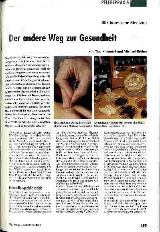 Vorschauseite 1: Der andere Weg zur Gesundheit