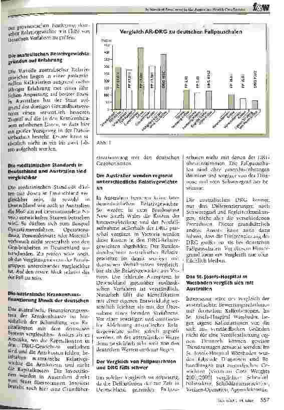 Vorschauseite 2: Deutschland soll mit australischen Relativgewichten ins DRG-System starten