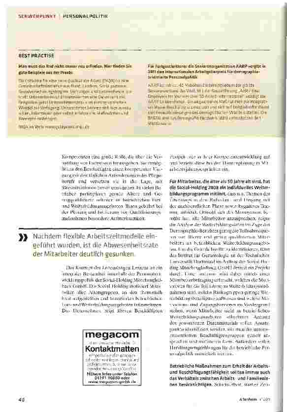 Vorschauseite 3: „Wir sind älter als 50 - na und?