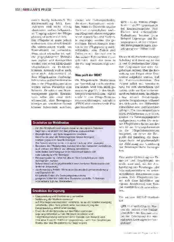 Vorschauseite 2: Kontrakturen: Alles unter Kontrolle?