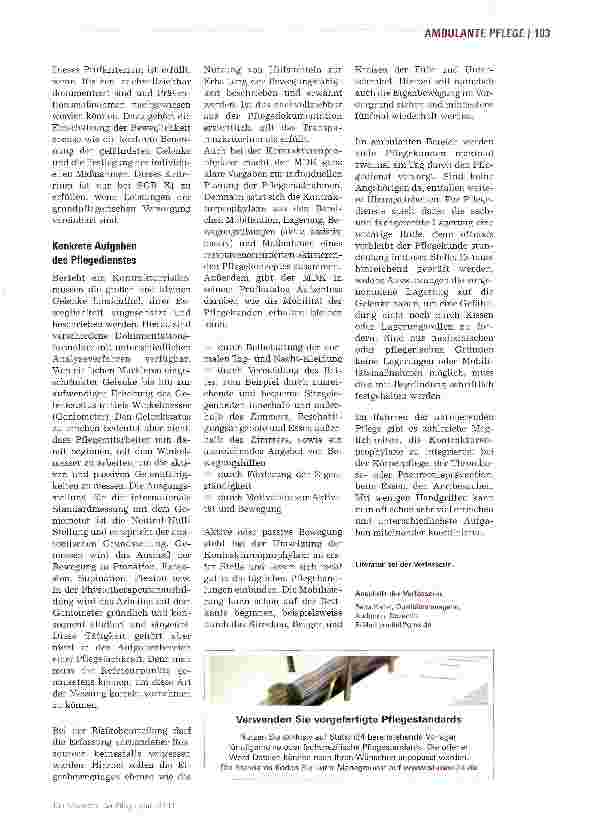 Vorschauseite 3: Kontrakturen: Alles unter Kontrolle?