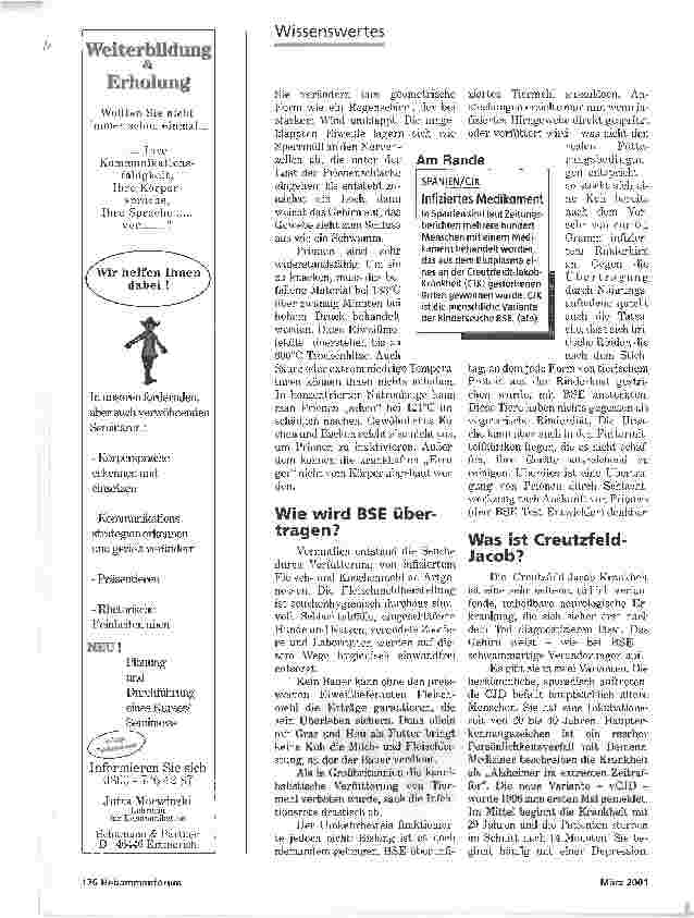 Vorschauseite 2: DIE SACHE IST GEGESSENBSE - KEINER WEIß ETWAS GENAUES