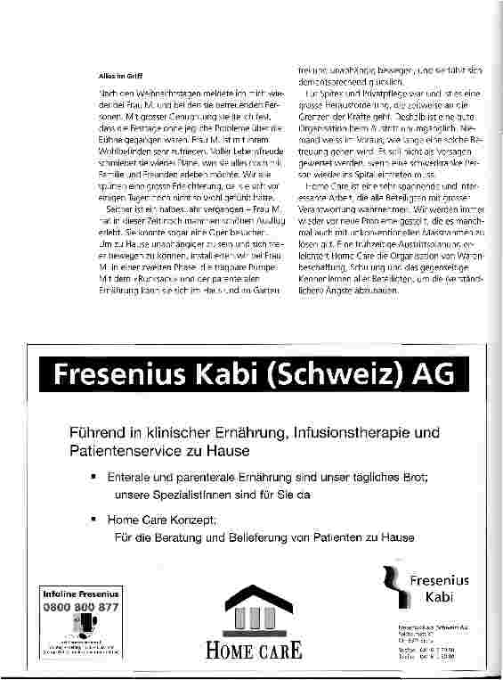 Vorschauseite 3: Home Care bei parentaler Ernährung