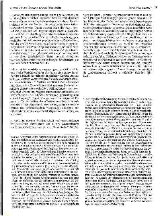 Vorschauseite 2: Selbsterfahrung für psychiatrische Pflegekräfte Weiterbildung und Reflexion