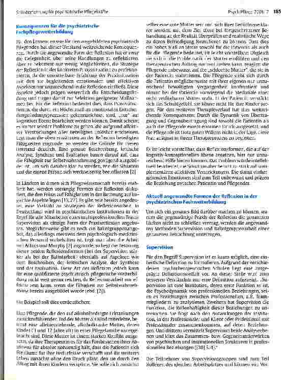 Vorschauseite 6: Selbsterfahrung für psychiatrische Pflegekräfte Weiterbildung und Reflexion