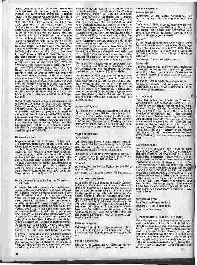 Vorschauseite 2: Kleine Arzneimittelkunde für die Schwester 42. Folge: VIII. Medikamente mit Wirkung am Verdauungstrakt (Forts.)