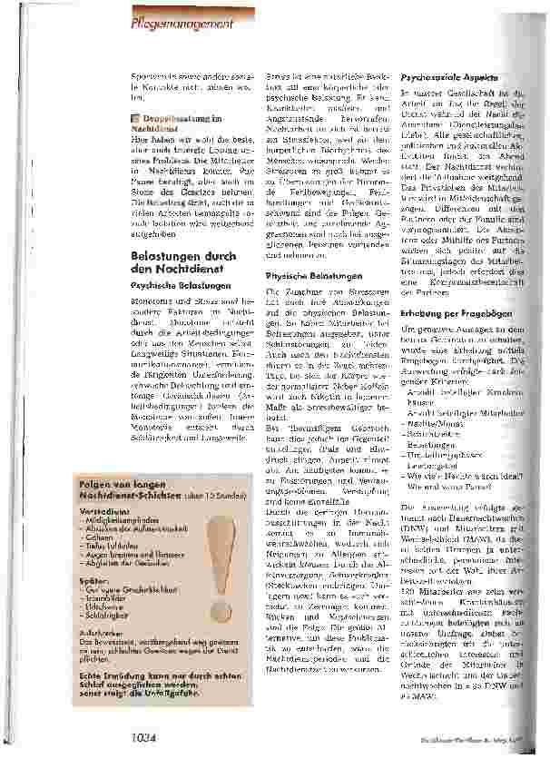 Vorschauseite 3: Ruhepause im Nachtdienst