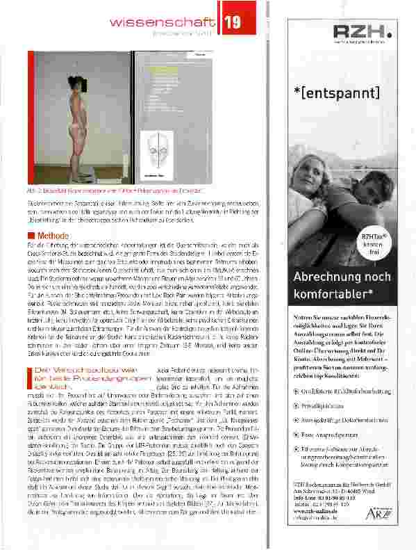 Vorschauseite 3: Sagittales Körperhaltungsprofil